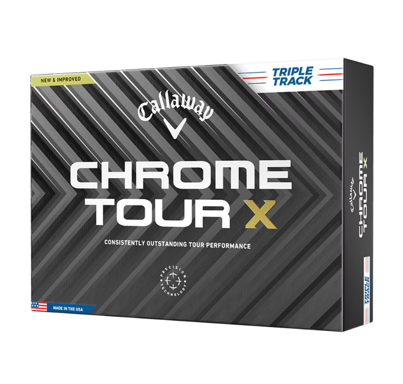キャロウェイ(CALLAWAY)(メンズ)ゴルフボール クロムツアー CHROME TOUR X トリプル・トラック ダース(12個入り)